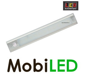 LED autolamps Alu interieurverlichting zilver 260mm 12v LED autolamps Alu interieurverlichting zilver 260mm 12v