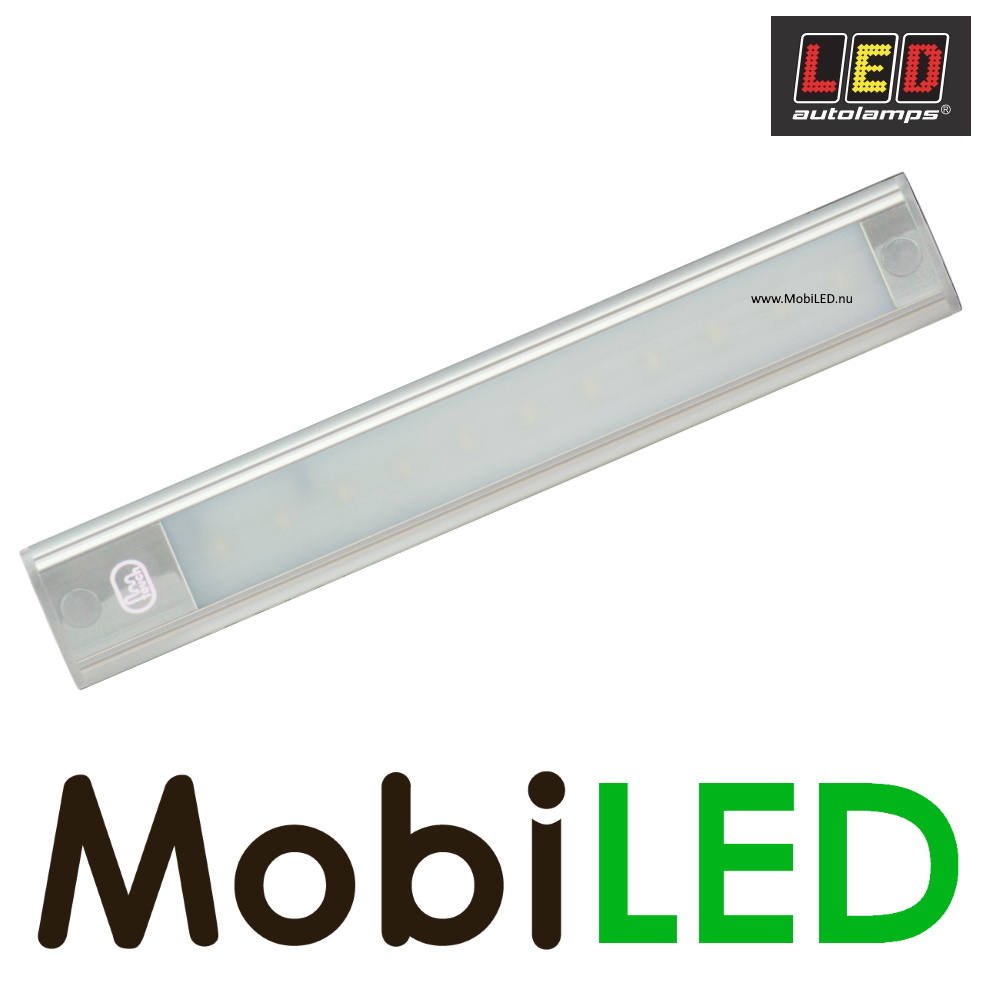 LED autolamps Alu interieurverlichting zilver 260mm 12 volt