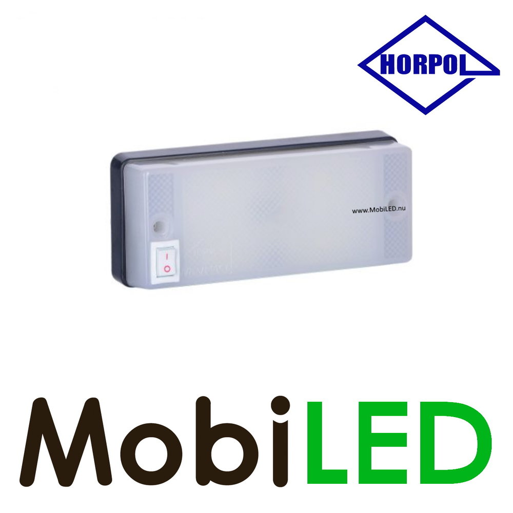 HORPOL Interior lighting opal 12-24 volts with switch white