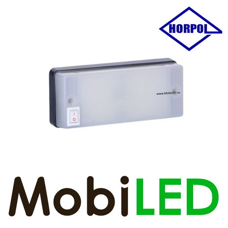 HORPOL Interieurverlichting opaal 12-24 volt wit zonder schakelaar HORPOL Interieurverlichting opaal 12-24 volt wit zonder schakelaar