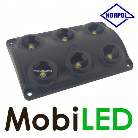 HORPOL Binnenverlichting zwart zonder schakelaar 12-24 volt