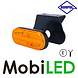 HORPOL Horpol Zijmarkering amber ovaal met houder NEON look E-keur HORPOL Horpol Zijmarkering amber ovaal met houder NEON look E-keur