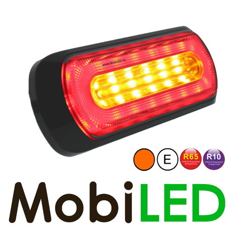 Halo flasher with tail light E-mark