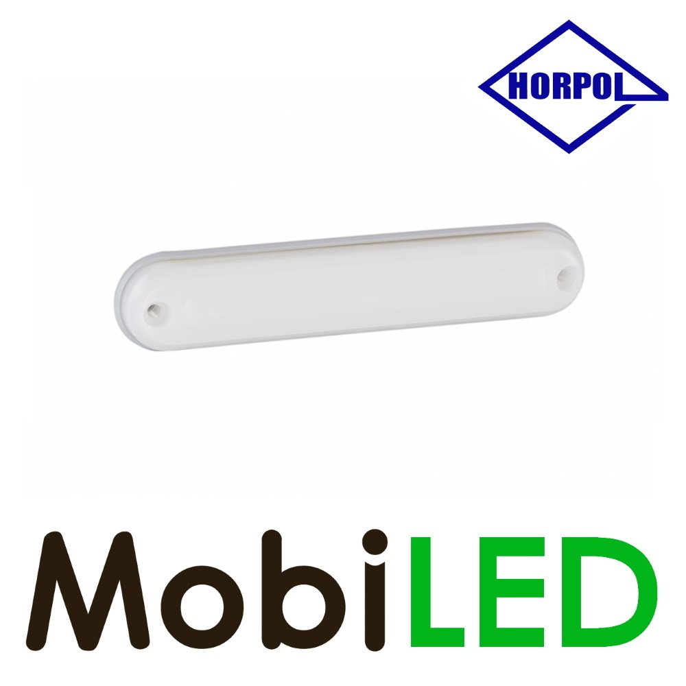 HORPOL Interieurverlichting opaal warm-wit 12-24 volt zonder schakelaar