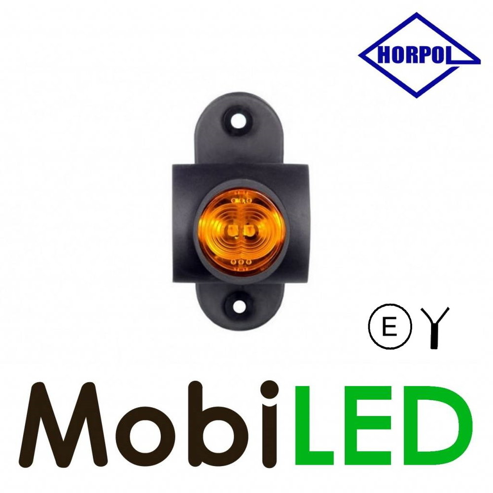 HORPOL Pendellamp rond recht lang rood/amber/wit 12-24 volt E-keur HORPOL Pendellamp rond recht lang rood/amber/wit 12-24 volt E-keur