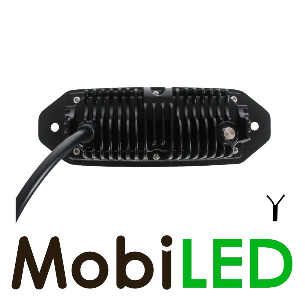 Floodlight double 40W flush mounting