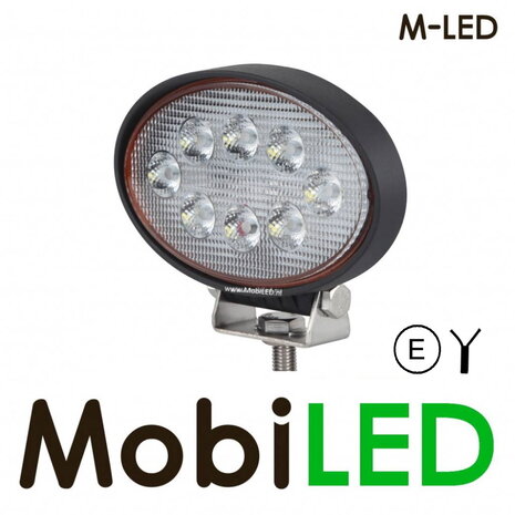 M-LED M-LED pro-series 24W werklamp ovaal E-keur M-LED M-LED pro-series 24W werklamp ovaal E-keur
