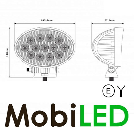 Pro-serie 39W ovaal E-keur Pro-serie 39W ovaal E-keur
