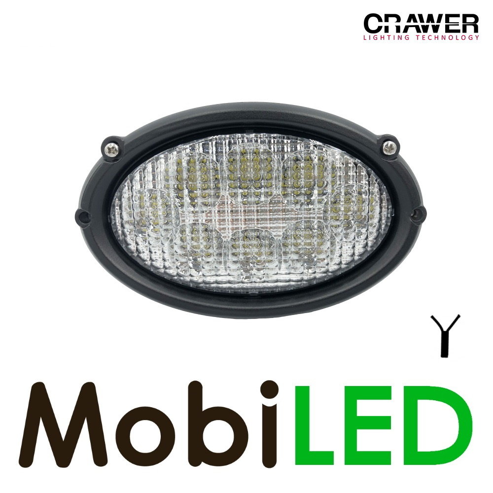 Crawer Crawer flush mount worklight oval 40W Crawer Crawer flush mount worklight oval 40W