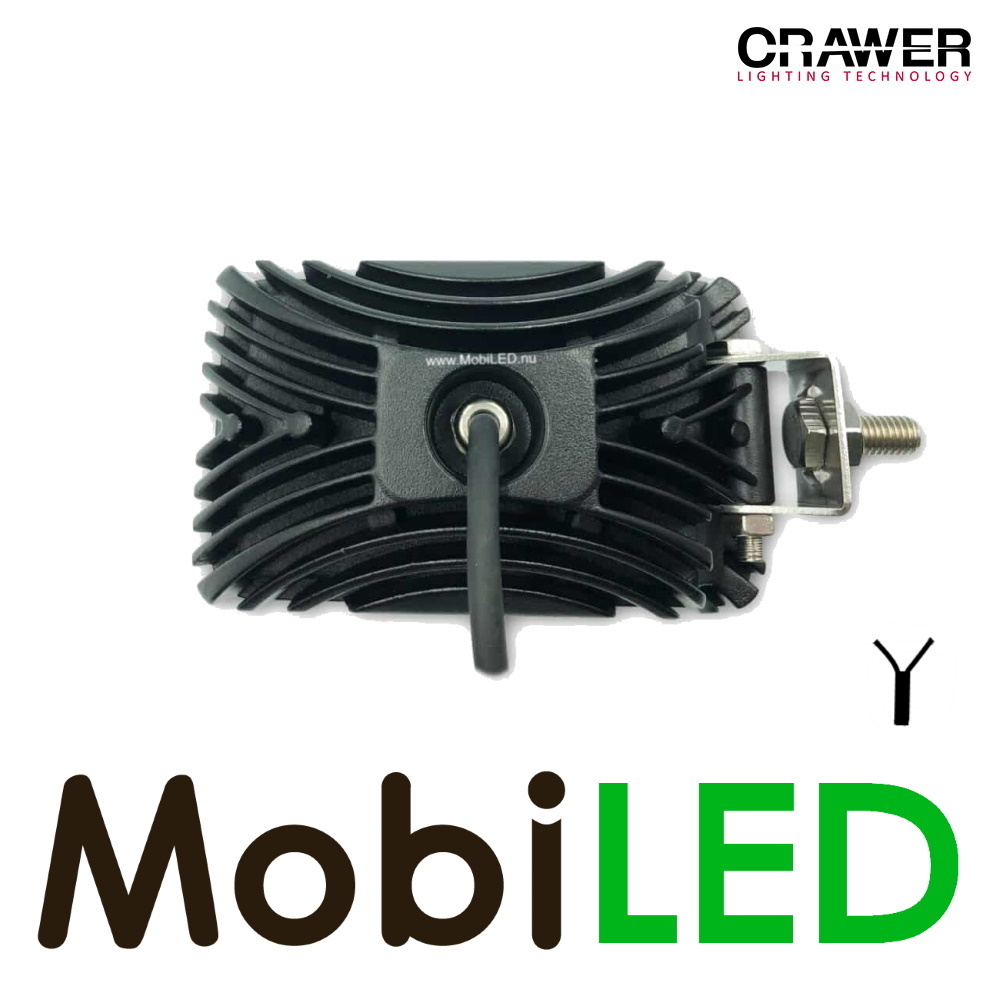 Crawer Crawer Lampe de travail  40W 12-24V rectangulaire montage latéral
