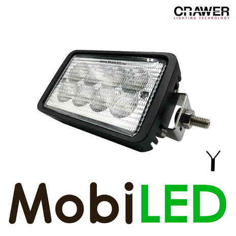 Crawer Crawer Lampe de travail  40W 12-24V rectangulaire montage latéral Crawer Crawer Lampe de travail  40W 12-24V rectangulaire montage latéral