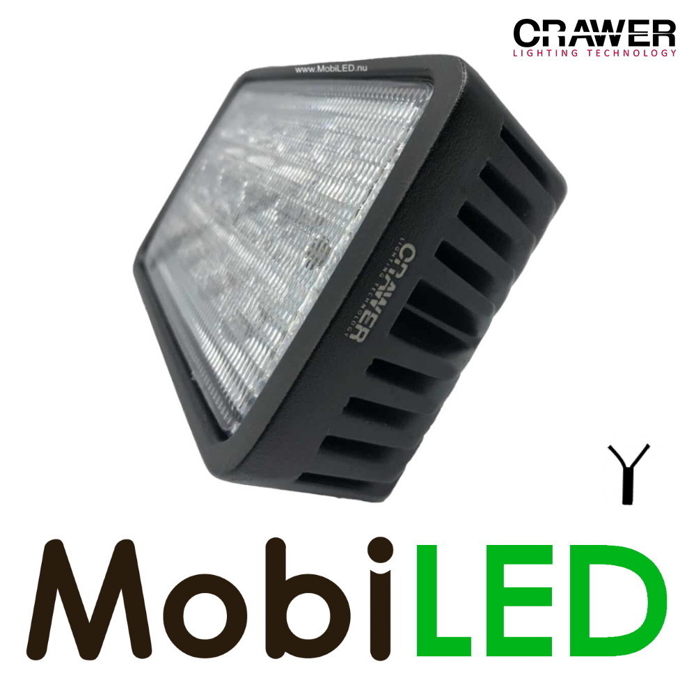 Crawer Crawer Lampe de travail  40W 12-24V rectangulaire montage latéral Crawer Crawer Lampe de travail  40W 12-24V rectangulaire montage latéral