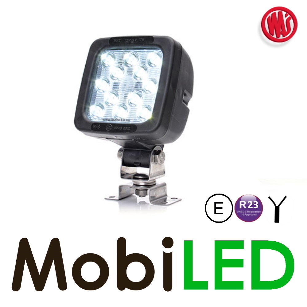 WAS WAS 693 work lamp and reversing light E-mark 12-24V