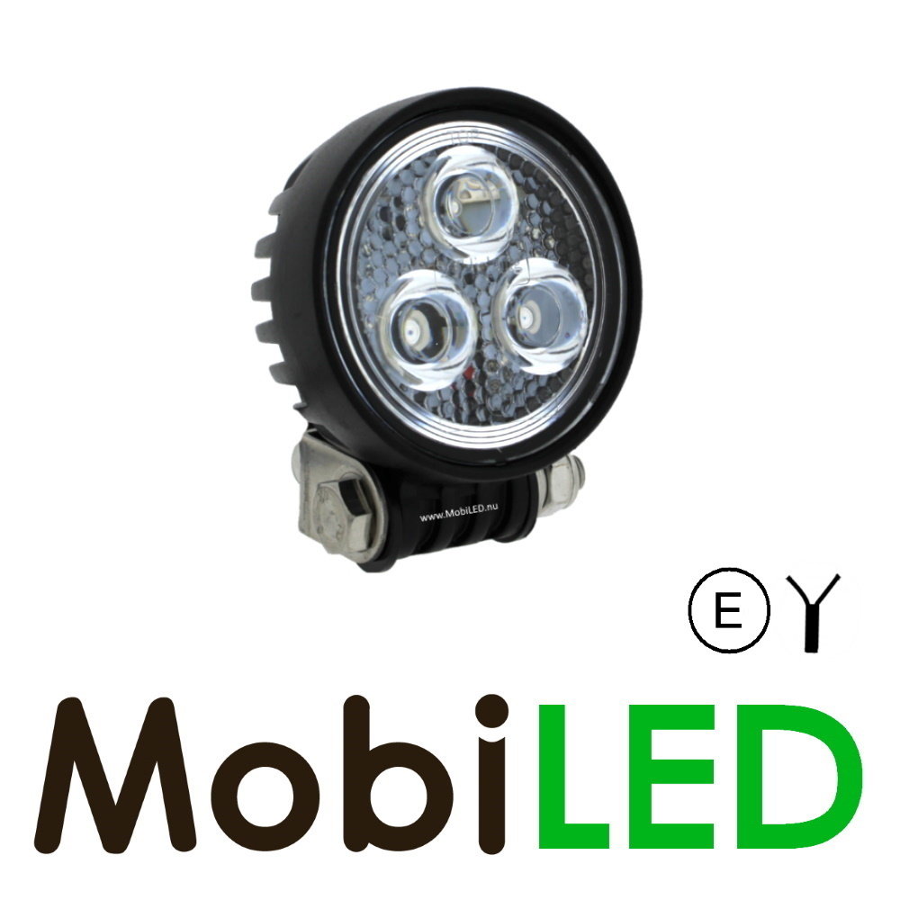 Small round work lamp E-mark