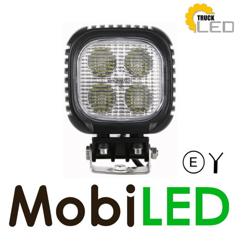 TruckLED Werklamp 30W vierkant E-keur TruckLED Werklamp 30W vierkant E-keur