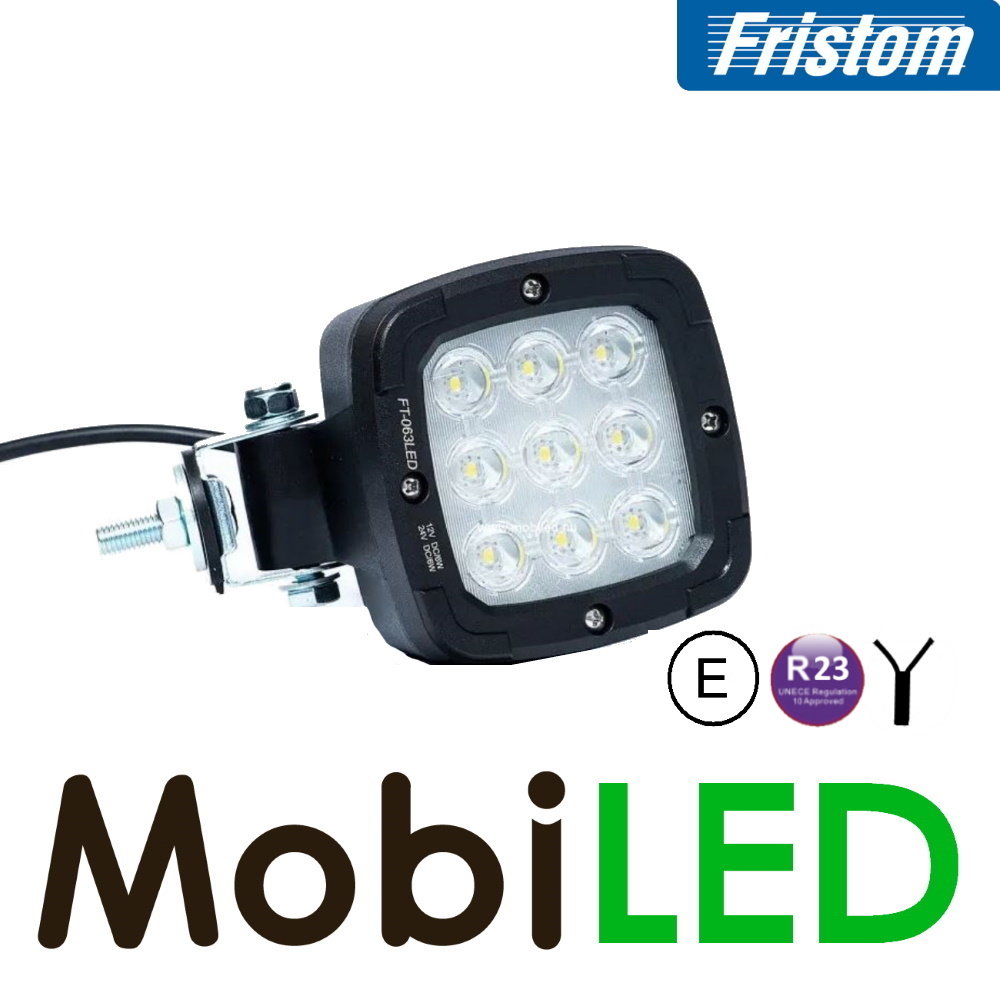 Fristom Work light / reverse light 350-650 lumen LED 1.5m cable