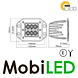 TruckLED Floodlight 10W recessed E-mark