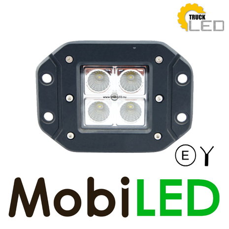 TruckLED Floodlight 10W recessed E-mark