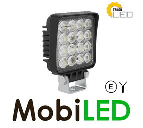 TruckLED Lampe de travail 16W carrée TruckLED Lampe de travail 16W carrée