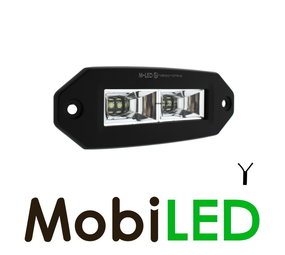 Floodlight double 40W flush mounting