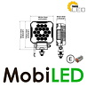 TruckLED Wor light 26W edgeless E-mark DT connector TruckLED Wor light 26W edgeless E-mark DT connector