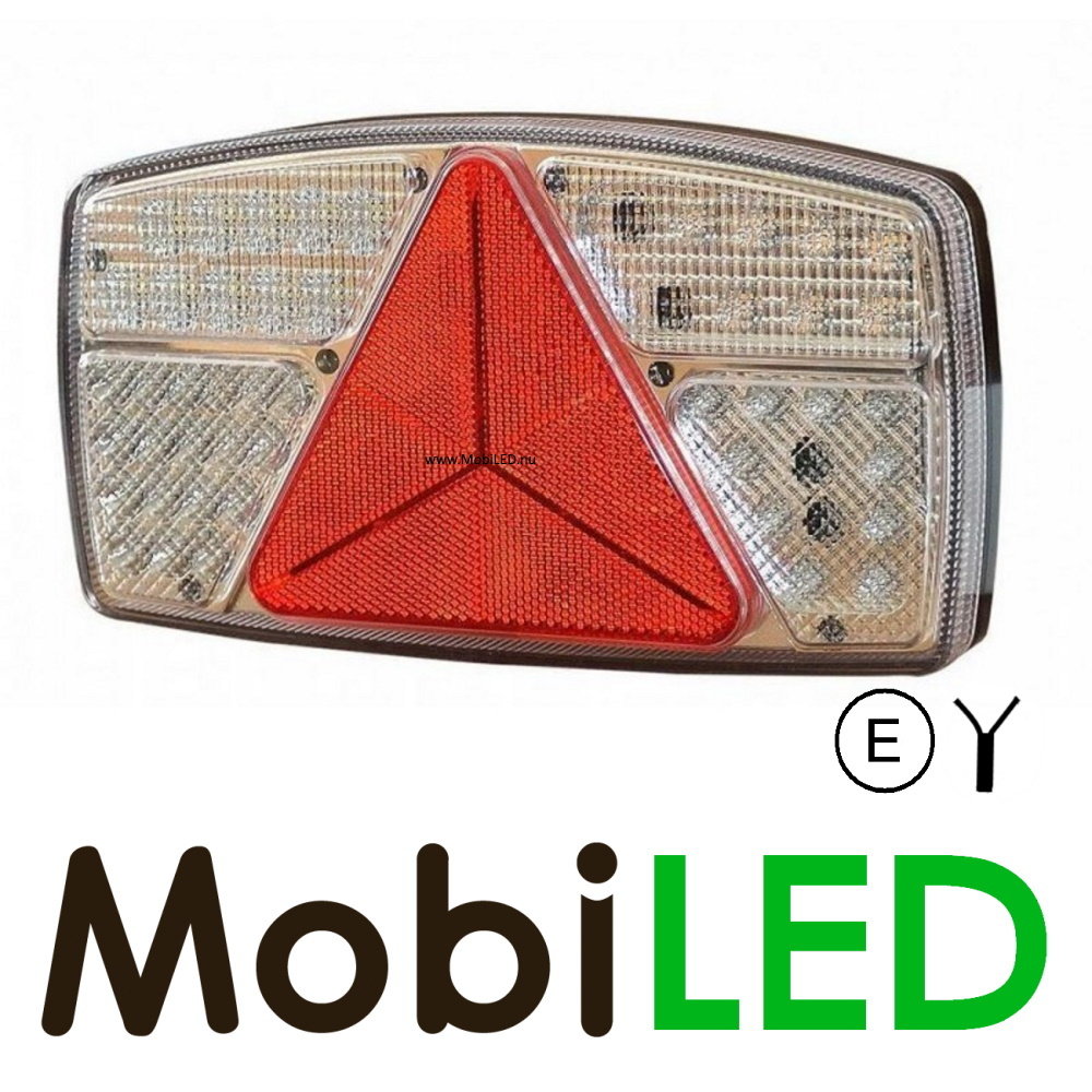 Feu arrière de remorque 5 fonctions Droit E-marque Feu arrière de remorque 5 fonctions Droit E-marque