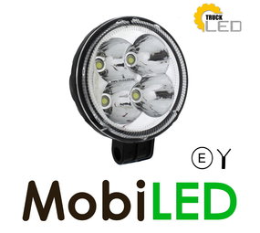 TruckLED Mini lampe de travail projecteur à faisceau loin 14W ronde TruckLED Mini lampe de travail projecteur à faisceau loin 14W ronde