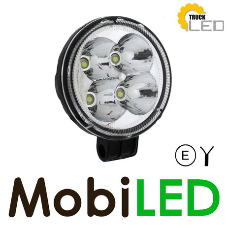 TruckLED Mini lampe de travail projecteur à faisceau loin 14W ronde TruckLED Mini lampe de travail projecteur à faisceau loin 14W ronde