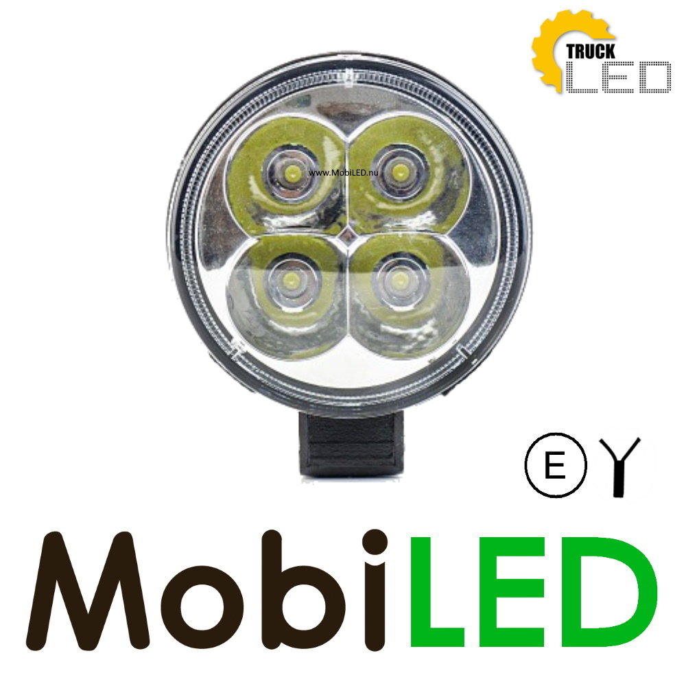 TruckLED Mini lampe de travail projecteur à faisceau loin 14W ronde TruckLED Mini lampe de travail projecteur à faisceau loin 14W ronde