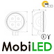 TruckLED Mini worklight spotlight 14W round TruckLED Mini worklight spotlight 14W round