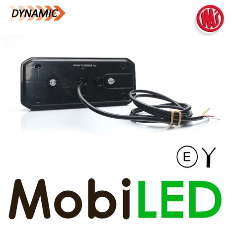 WAS NEON look Feu arrière de remorque dynamique E-marque 5 fonctions 12/24 volts Gauche WAS NEON look Feu arrière de remorque dynamique E-marque 5 fonctions 12/24 volts Gauche