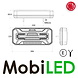 WAS NEON look dynamisch aanhanger achterlicht E-keur 5 functies 12/24 volt Rechts WAS NEON look dynamisch aanhanger achterlicht E-keur 5 functies 12/24 volt Rechts