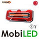 WAS NEON look dynamisch aanhanger achterlicht E-keur 5 functies 12/24 volt Rechts WAS NEON look dynamisch aanhanger achterlicht E-keur 5 functies 12/24 volt Rechts