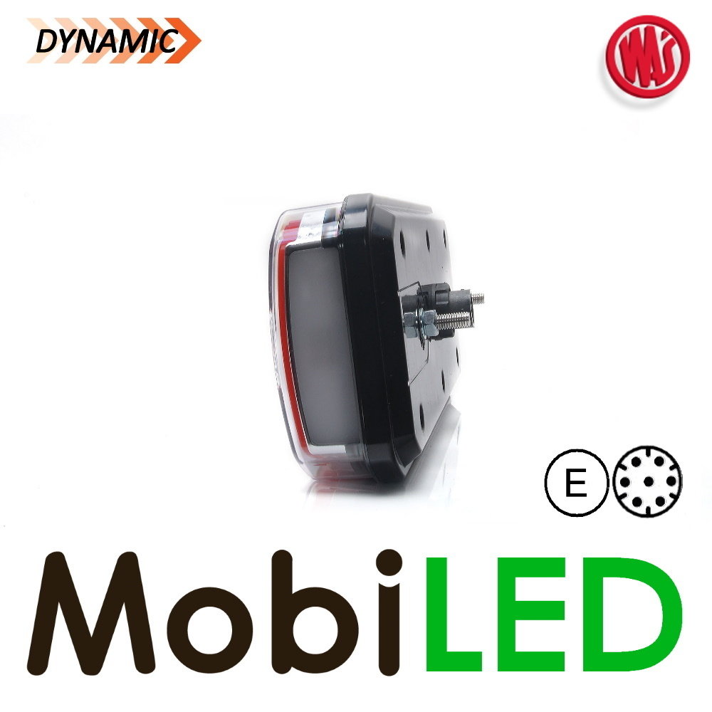 WAS WAS Feu arrière dynamique Remorque Look NÉON E-marque 5 fonctions 12/24 volts 7-broches Gauche WAS WAS Feu arrière dynamique Remorque Look NÉON E-marque 5 fonctions 12/24 volts 7-broches Gauche