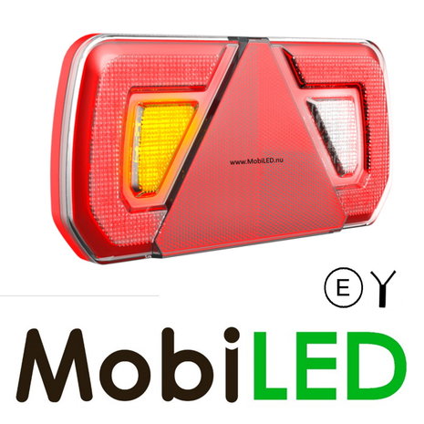 LED Trailer rear light E-mark 12-24 volts 5 functions Left LED Trailer rear light E-mark 12-24 volts 5 functions Left