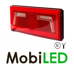 NEON look rear light rectangle E-mark Right NEON look rear light rectangle E-mark Right