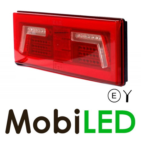 NEON look rear light rectangle E-mark 5 functions 10-30 volts Right NEON look rear light rectangle E-mark 5 functions 10-30 volts Right