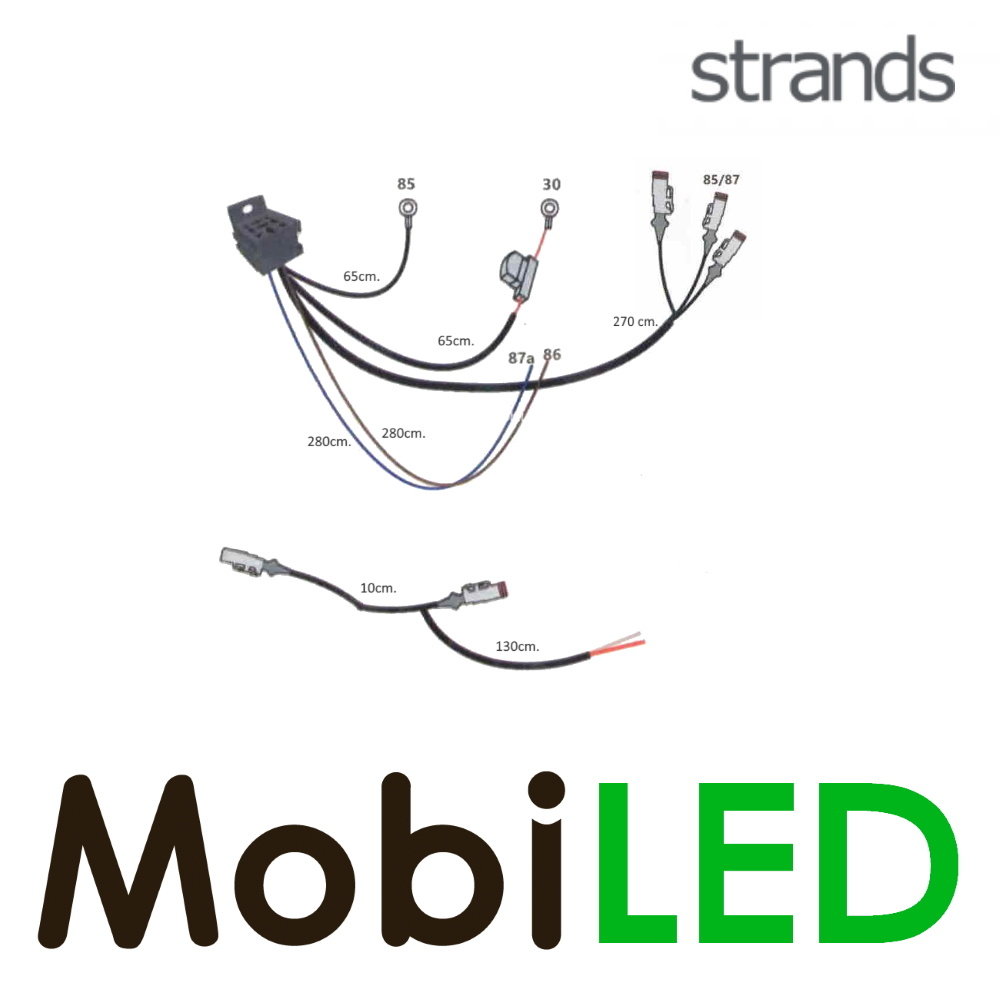 Strands Cable set Siberia 3x DT-connector