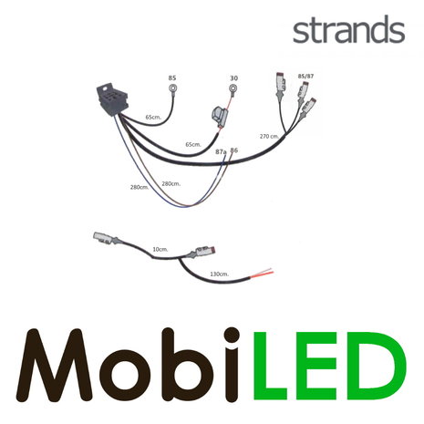 Strands Cable set Siberia 3x DT-connector