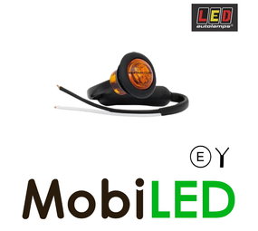 LED autolamps Markeerverlichting Amber rond 28mm E-keur LED autolamps Markeerverlichting Amber rond 28mm E-keur