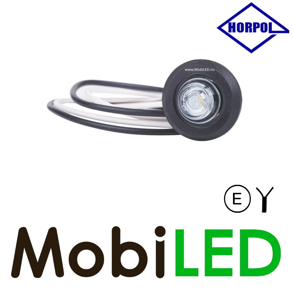 HORPOL Round position light flat mounting white HORPOL Round position light flat mounting white