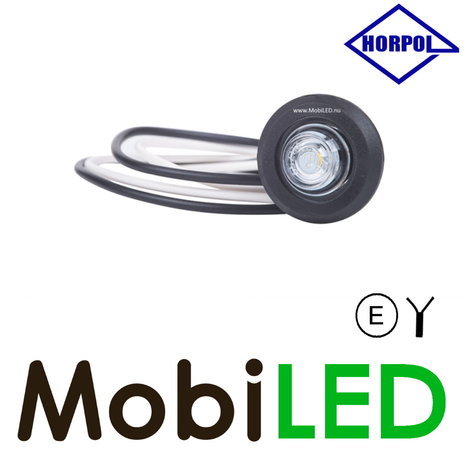 HORPOL Round position light flat mounting white HORPOL Round position light flat mounting white