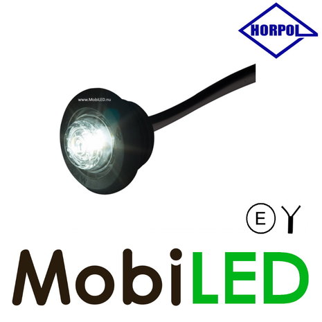 HORPOL Round position light flat mounting white HORPOL Round position light flat mounting white