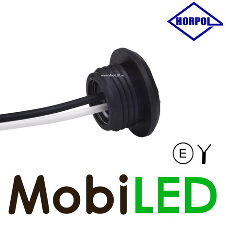 HORPOL Round position light flat mounting white HORPOL Round position light flat mounting white