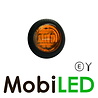 Markeerverlichting inbouw amber rond 28 mm E-keur Markeerverlichting inbouw amber rond 28 mm E-keur