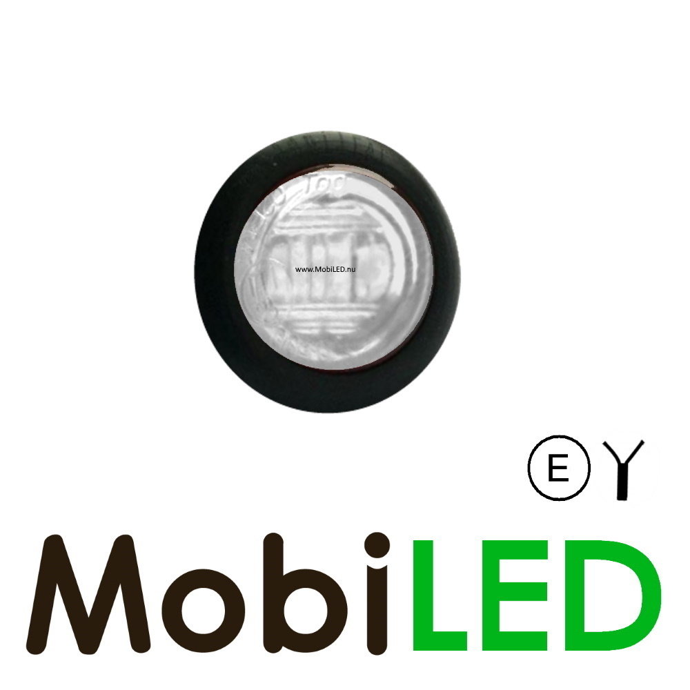 Marker lighting flush mount white round 28mm E-mark Marker lighting flush mount white round 28mm E-mark