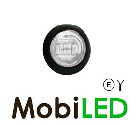 Marker lighting flush mounted white round 28mm