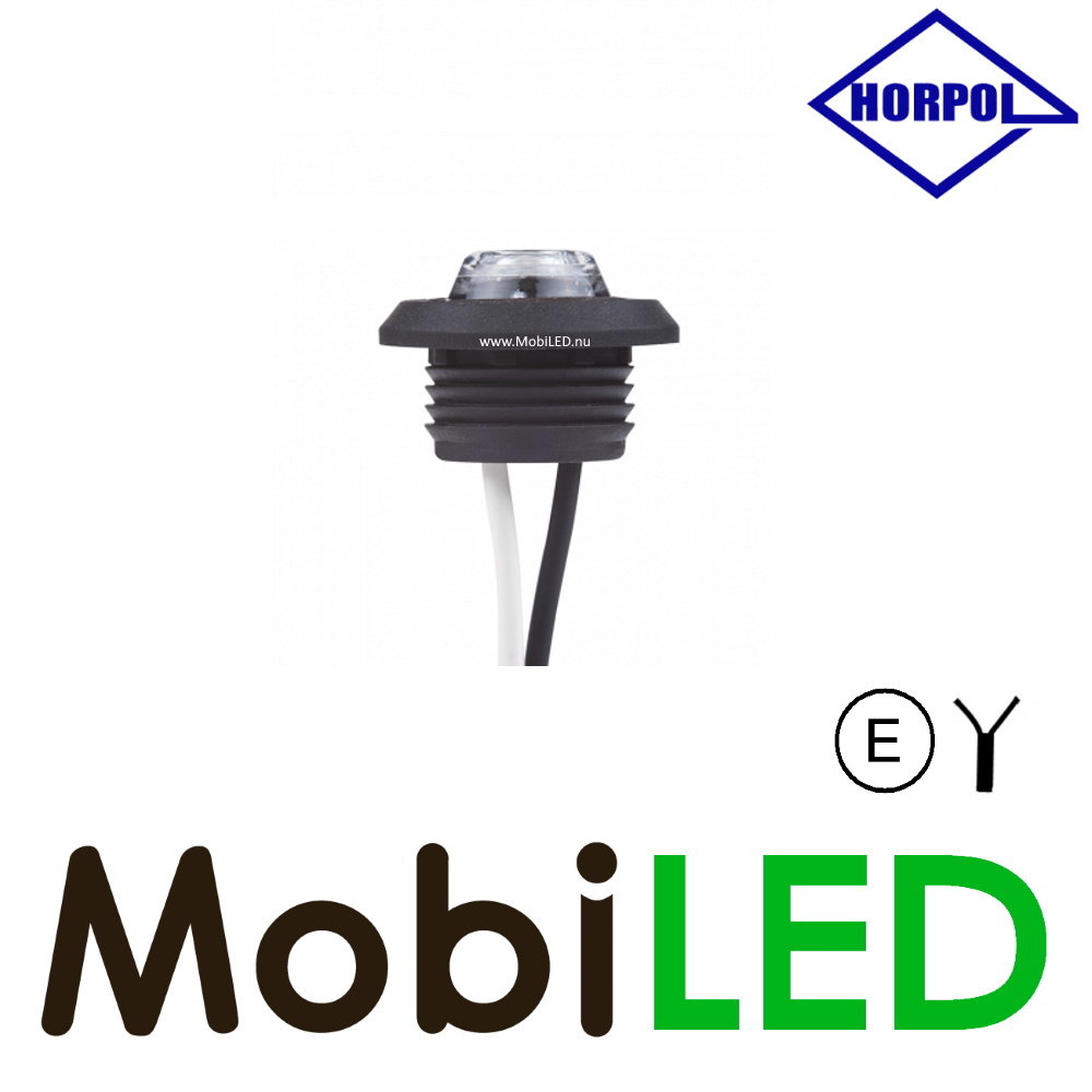 HORPOL Round position light flat mounting white HORPOL Round position light flat mounting white
