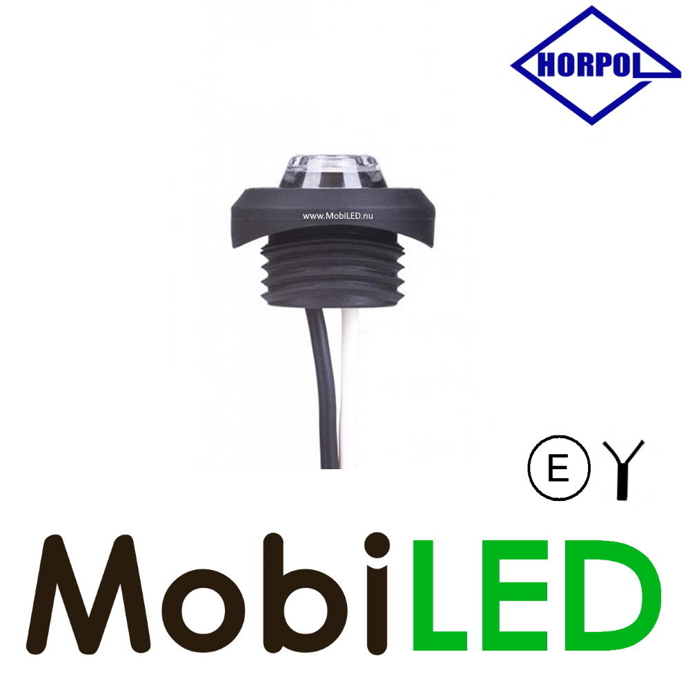 HORPOL Rond positielicht ronde montage wit HORPOL Rond positielicht ronde montage wit