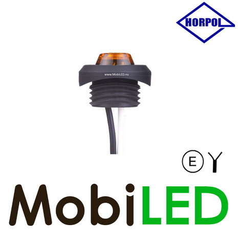 HORPOL Round position light amber round mount